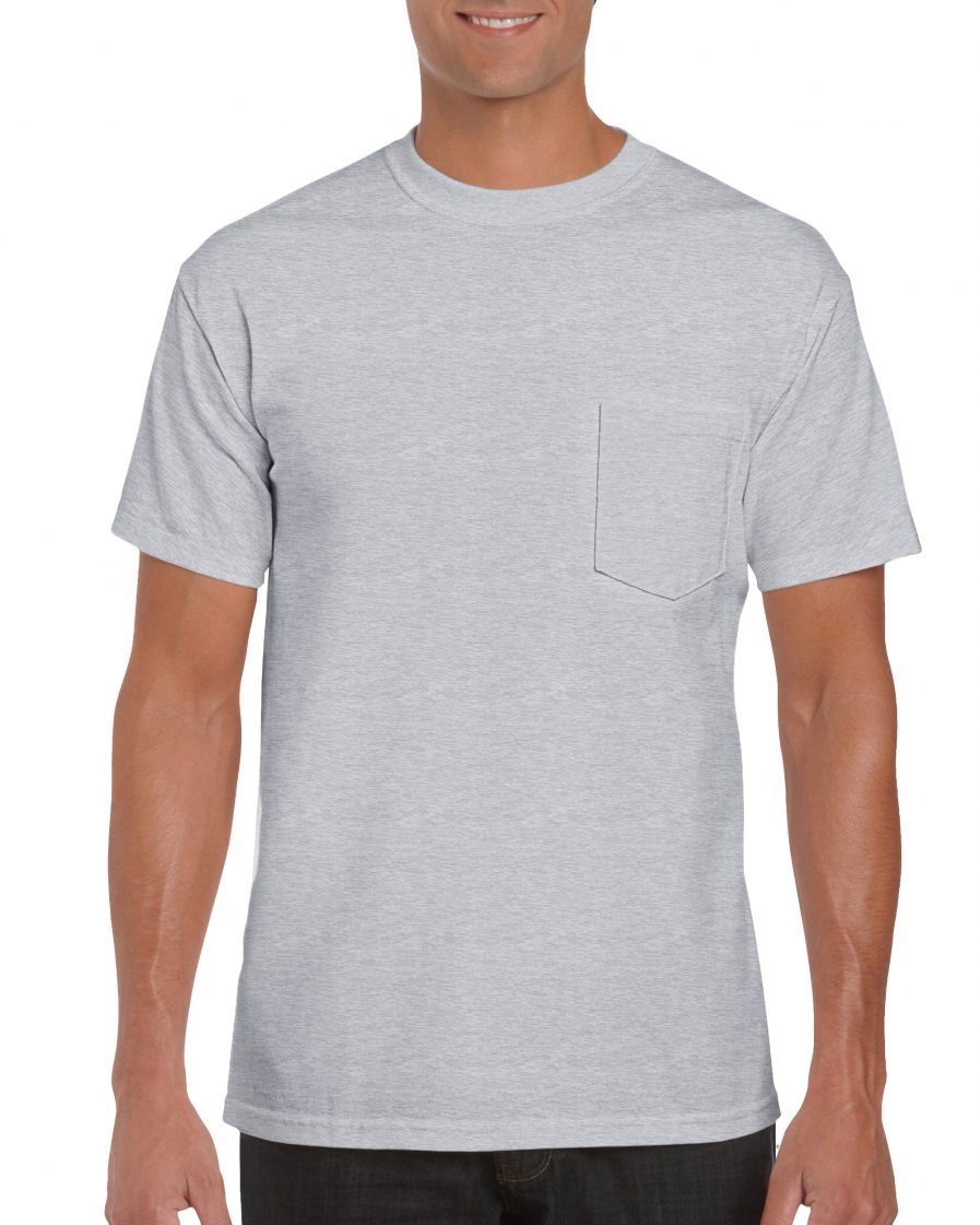 Adult T Shirt With Pocket