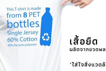 เสื้อยืดขวด Pet