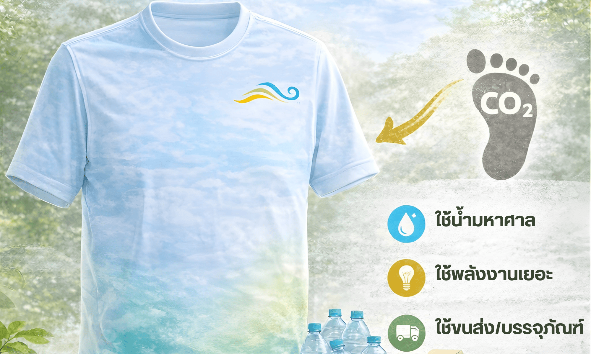 เสื้อตัวนึงใช้ทรัพยากรผลิตไปเท่าไหร่