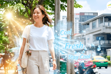 แดดแรงแบบนี้ เลือกสีเสื้อยังไงให้ไม่ร้อน